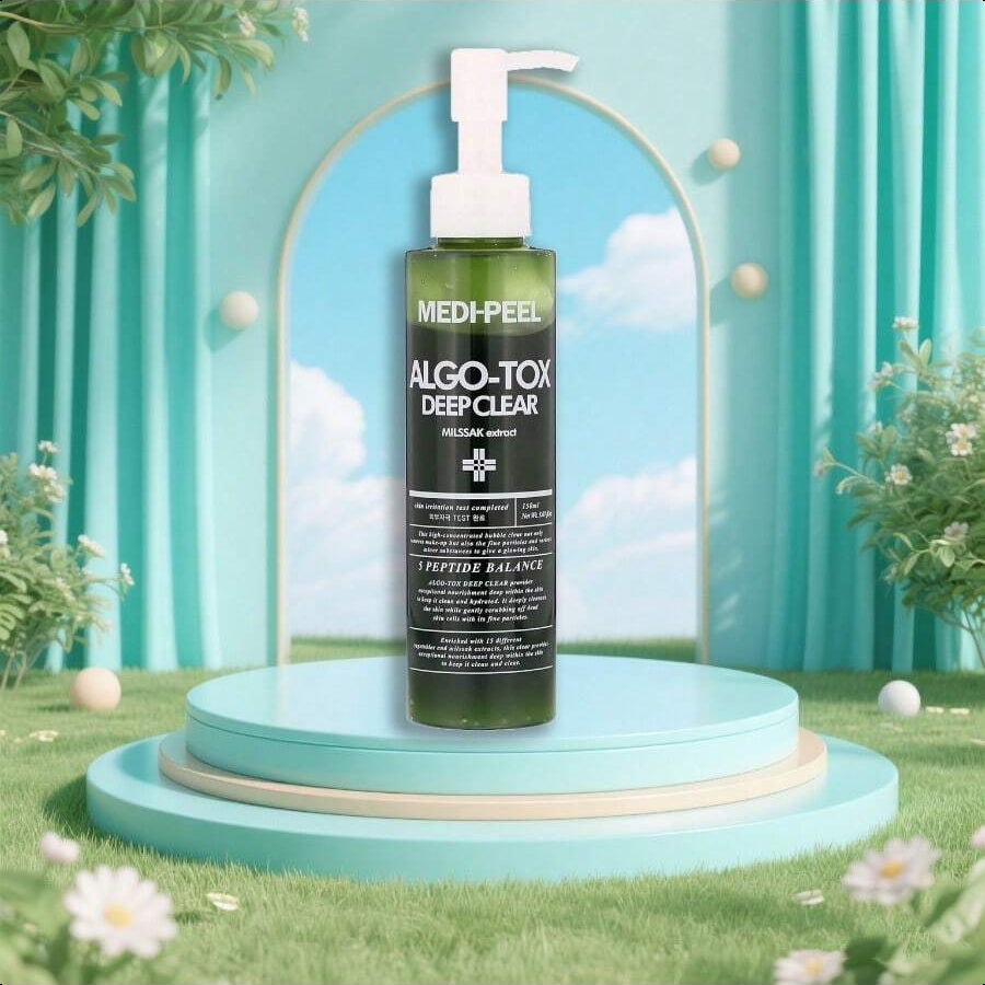 Medipeel Deep Clear Facial Cleanser 5.07 Fl Oz / 150ml | 5 Peptide Balance Facial Cleanser, Vegetable Extracts, High Concentrated | Korean Skincare, For Sensitive Skin