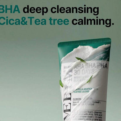 SOME BY MI AHA BHA PHA 30 Days Miracle Acne Clear Foam  3.38oz, 100ml