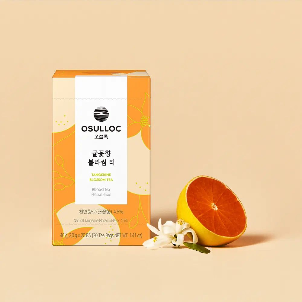 OSULLOC Tangerine Blossom Tea 2g×20 Tea Bags 40g