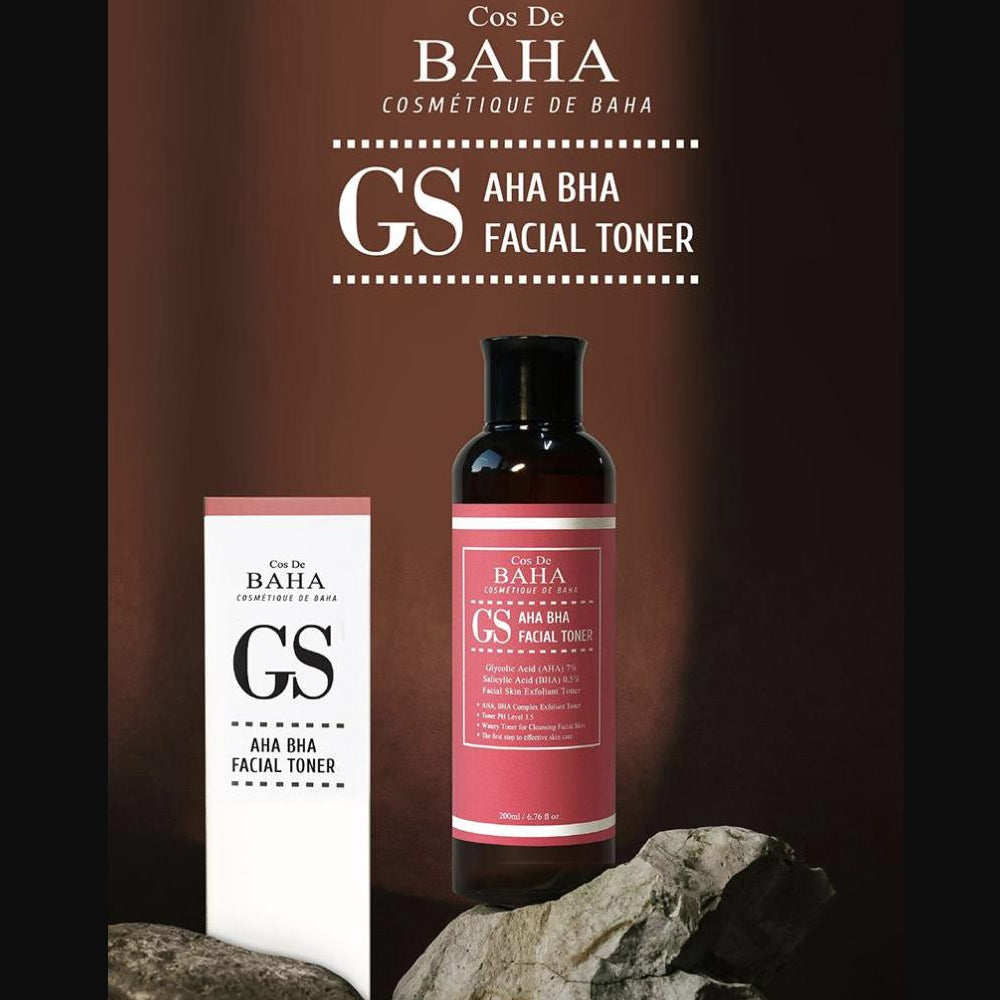 Cos De BAHA AHA/BHA GS Toner 200ml (3 Options)