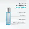 KLAVUU Blue PEARLSATION ONE Day 8 Cups Marine Collagen Aqua Toner 140ml/4.73 Oz - Deeply Hydrating & Soothing For Skin Radiance