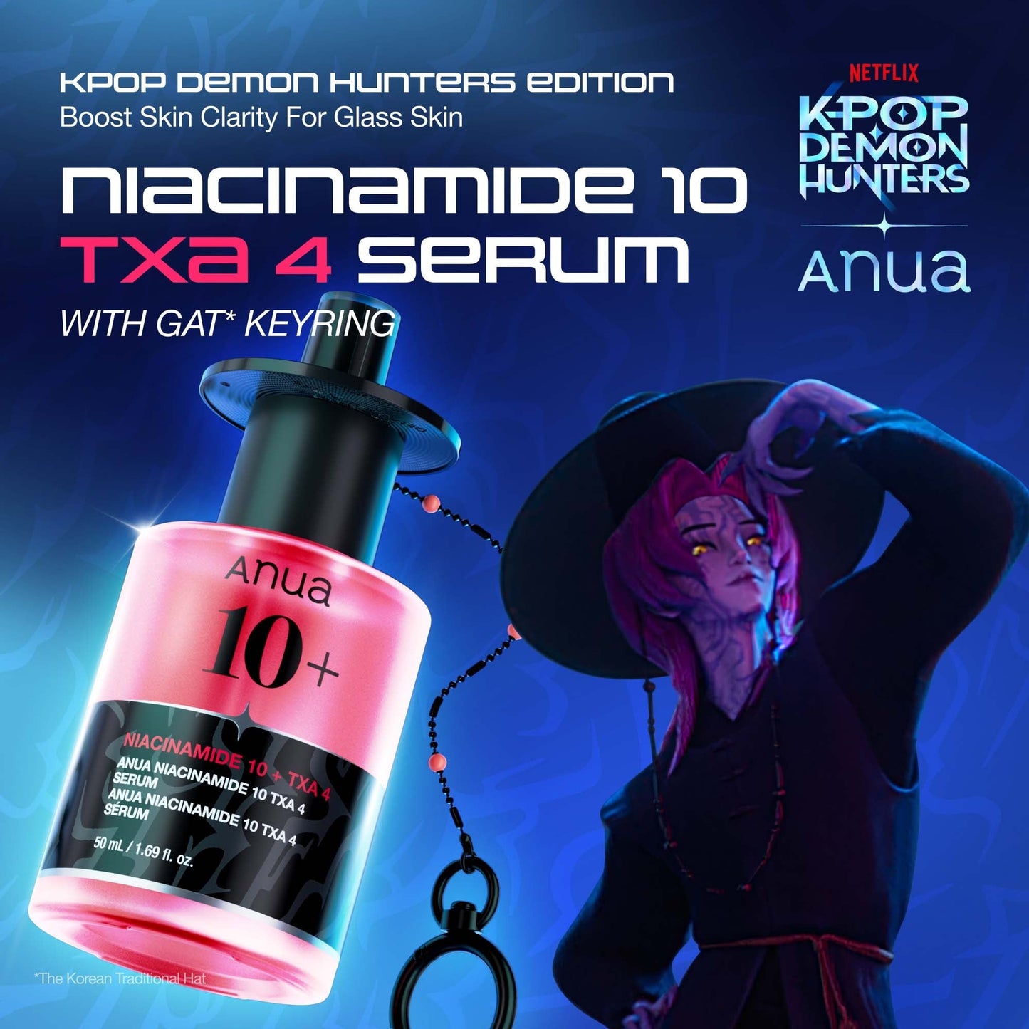 ANUA KPDH TXA Brightening Serum 50ml (50ml Serum + Charm)