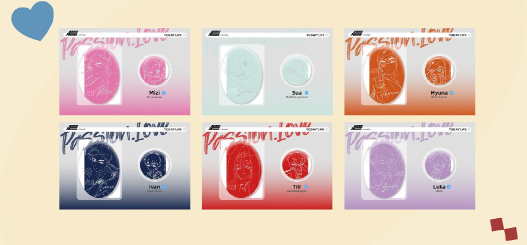 Alien Stage Passion Series - Line Art Irregular Badge Set