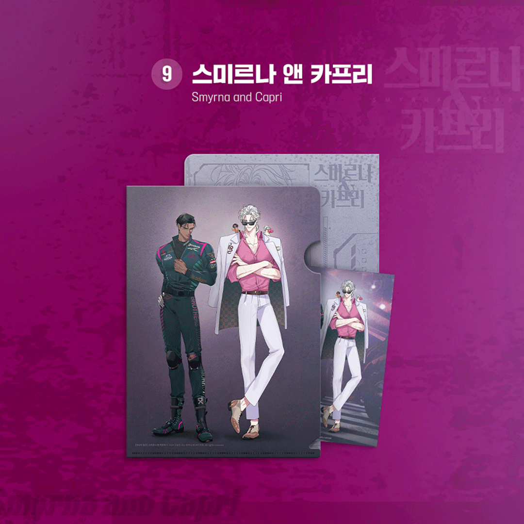 Racing To Another Pink  Clear File( A5) & Couple Postcard