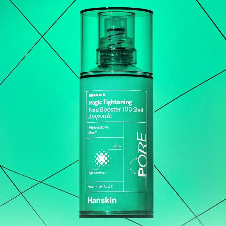 Hanskin Magic Tightening Pore Booster 100 Shot Ampoule 50ml/elastic moisture