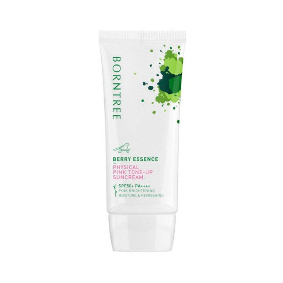 Borntree Berry Essence Physical Pink Tone-up Suncream SPF50+ PA++++ 50ml