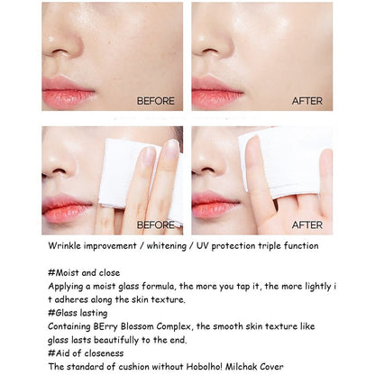 Giverny Close Cover Cushion Foundation Main Product 12g + Refill 12g Set
