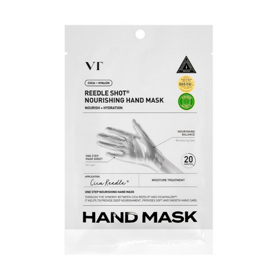VT Reedle Shot Nourishing Hand Mask 16ml Hydration Soothing Panthenol Treatment  x 3EA