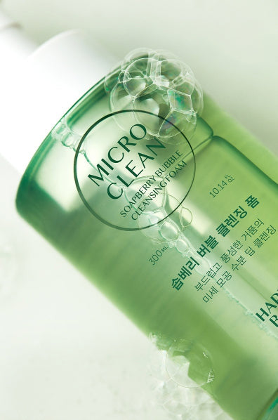 HAPPY BATH Micro Clean Soapberry Bubble Cleansing Foam 300ml from Korea