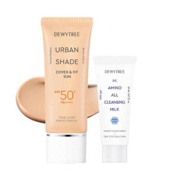 DEWYTREE Urban Shade Cover & Fit Sun Cream SPF50+ PA++++ 40ml + Cleansing 20ml