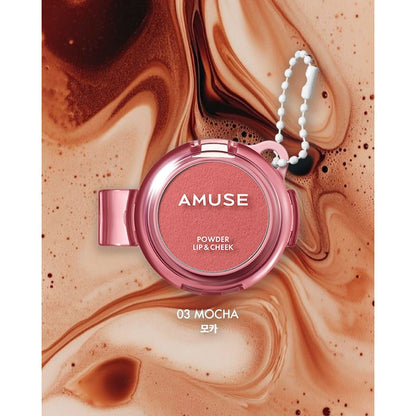 AMUSE Powder Lip & Cheek 4g 12Shades K-Beauty