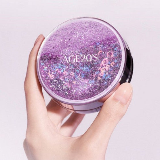 Age 20's Shining Drop Edition New Original Essence Cover Pact Case + Refill 12.5gx 3p