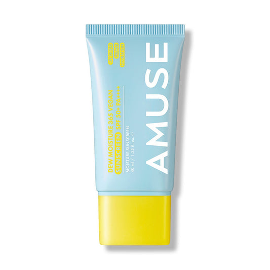 AMUSE Dew Moisture 365 Vegan Sunscreen 1.35oz / 40ml SPF50+ PA++++ K-Beauty