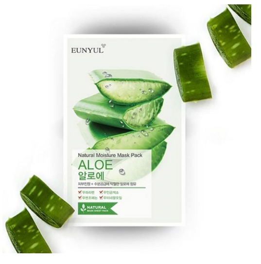 EUNYUL Natural Moisture Face Mask Sheet Pack Soothing Moisturzing 22ml*10ea