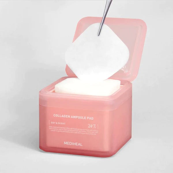 MEDIHEAL Collagen Ampoule Pad (100 подушечек)