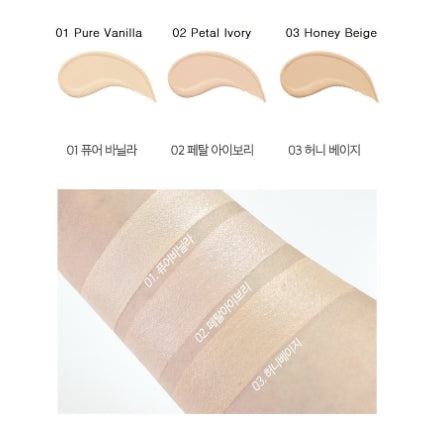 South Korea Holika Centella Asiatica Pure Literacy Skin Air Cushion BB Moisturizing Concealer Long Lasting Smear-Proof Makeup Vegan