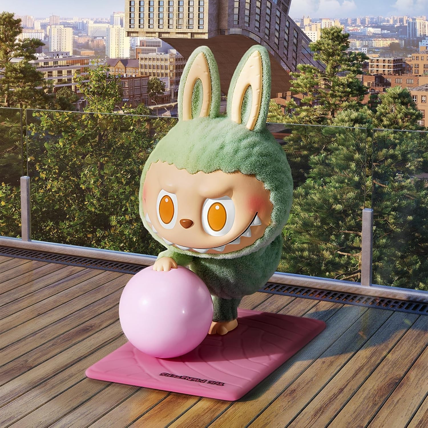 POPMART LABUBU Lazy Yoga