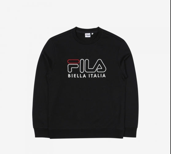 Fila hoodie men's and women's round neck long sleeves