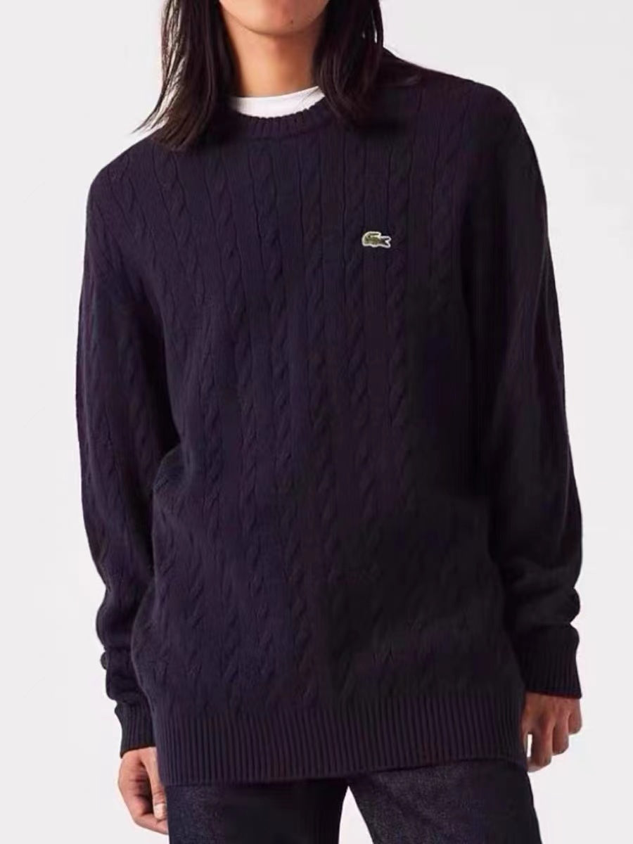 LACOSTE round neck wool pullover