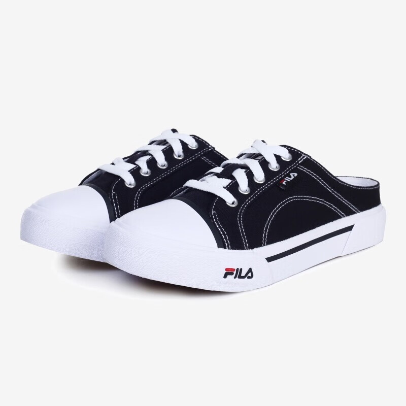 FILA キャンバスシューズ メンズとレディース ファッション ワンステップ レイジーシューズ