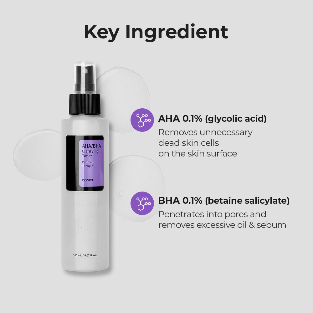 COSRX AHA/BHA Clarifying Treatment Toner 150ml - Premium  from Welcome to Sungsinsa - Just $11.70! Shop now at SUNGSINSA- Korea Beauty