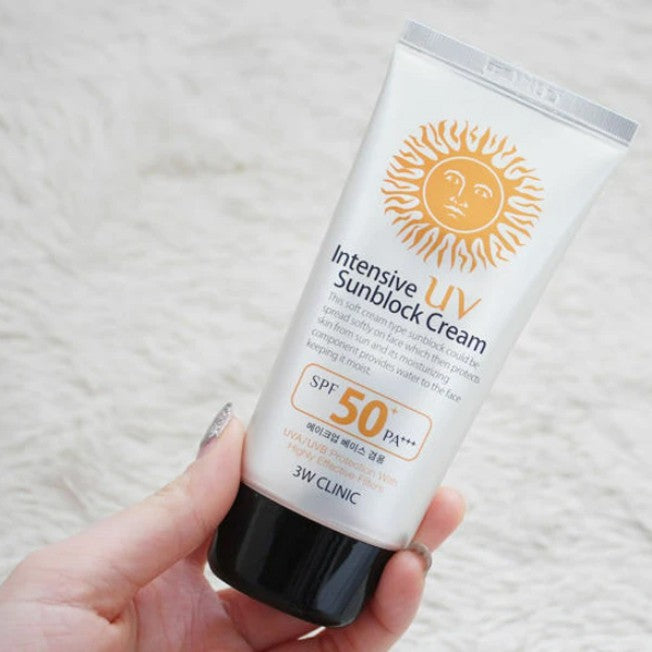 [3W CLINIC] Intensive UV Sunblock Cream SPF50+ PA+++ 70ml