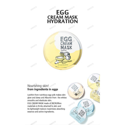 TOO COOL FOR SCHOOL EGG CREAM MASK HYDRATION 28g x 5pcs online shop