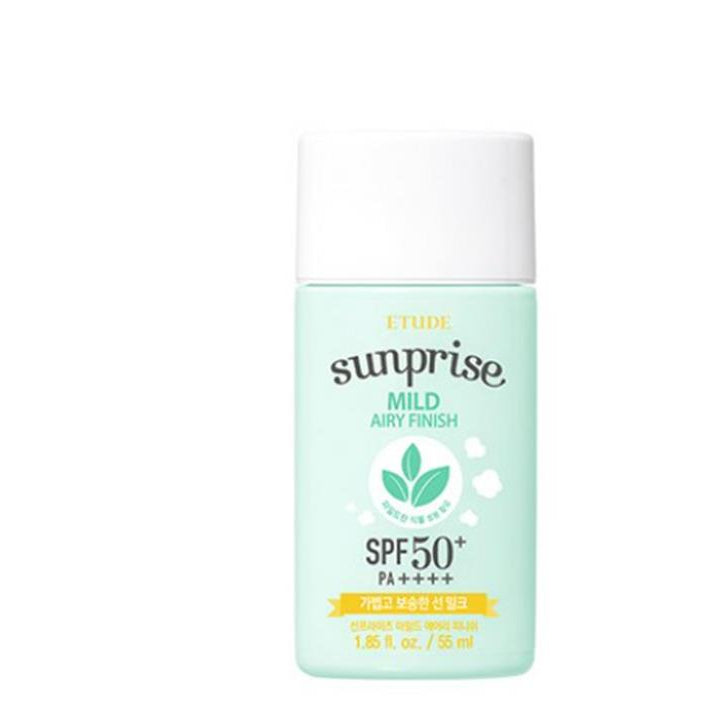 [エチュード] サンプライズ マイルドエアリーフィニッシュサンミルク SPF50+ PA++++ 55ml 