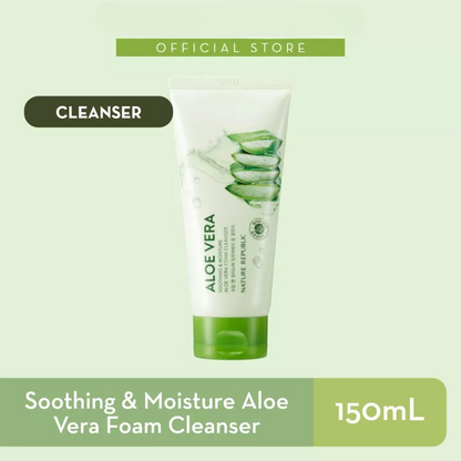 Nature Republic Soothing & Moisture Aloe Vera Cleanser Foam Cleanser 150ml
