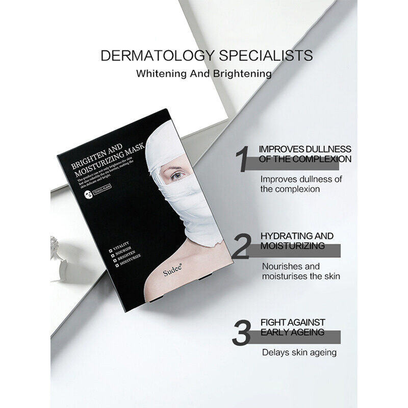 Sudee Brighten and Moisturizing Facial Masksheet Whitening Hydrating and Brightening