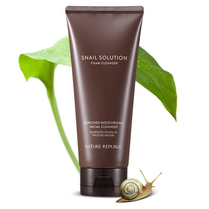 NATURE REPUBLIC Snail Solution Foam Cleanser 5.07 fl.oz / 150ml