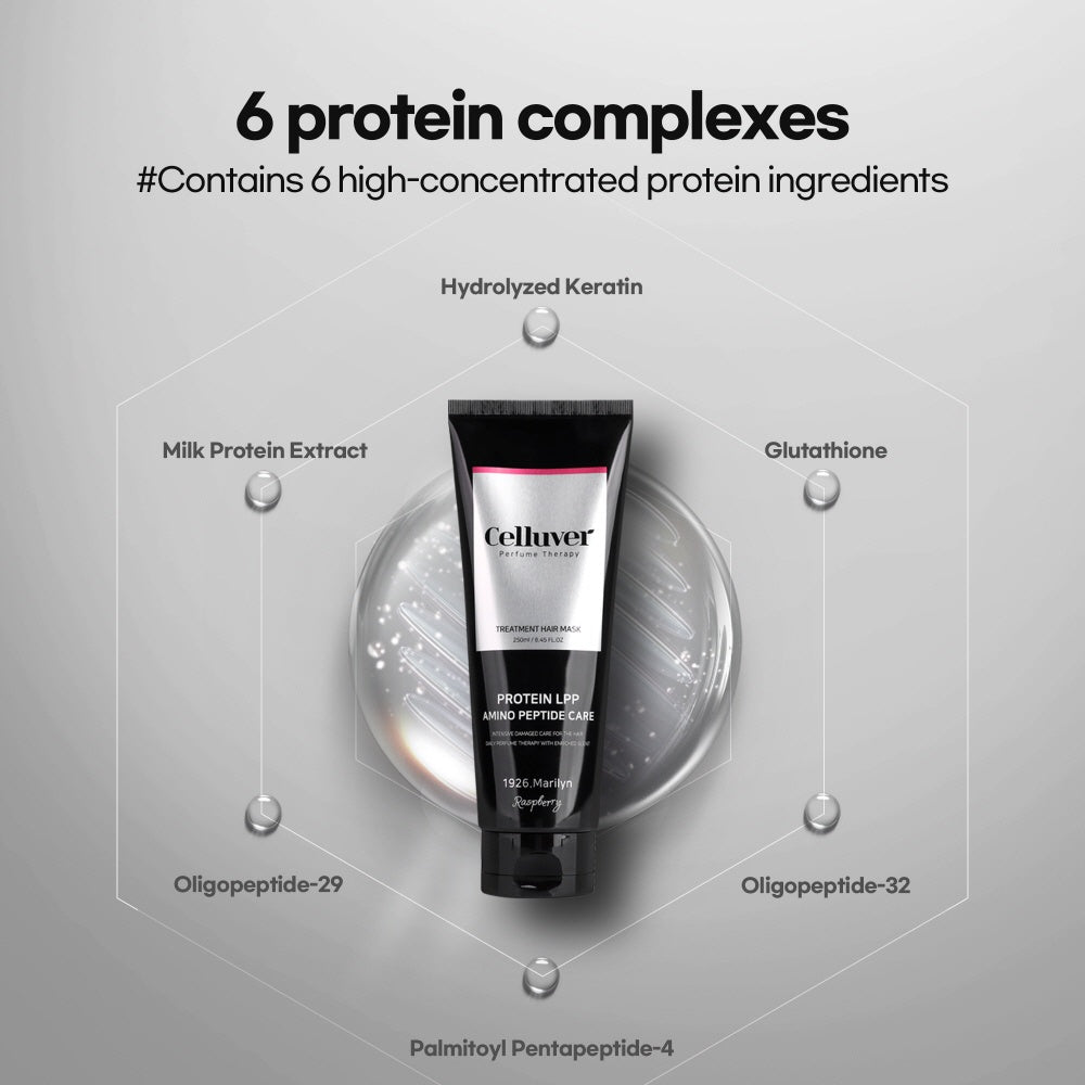 [Celluver] Protein LPP Perfume Treatment Hair Mask 250ml [7 Option]