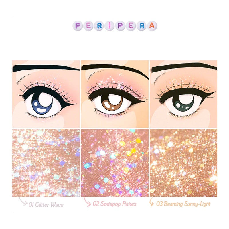 [PERIPERA] Sugar Twinkle Liquid Glitter 1.9g / 3 Options