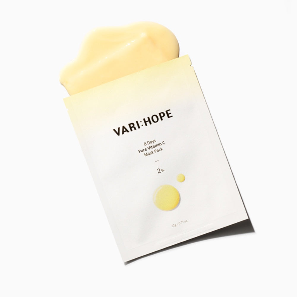 VARI:HOPE 8 Days Pure Vitamin C Mask Pack Plus 5ea