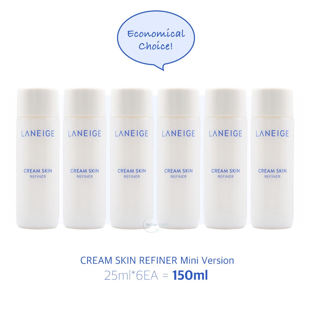 LANEIGE Cream Skin Cerapeptide Refiner, Mist Pump Kit - No.1 Moisturizing Toner In Korea, Moisturizing For 120 Hours