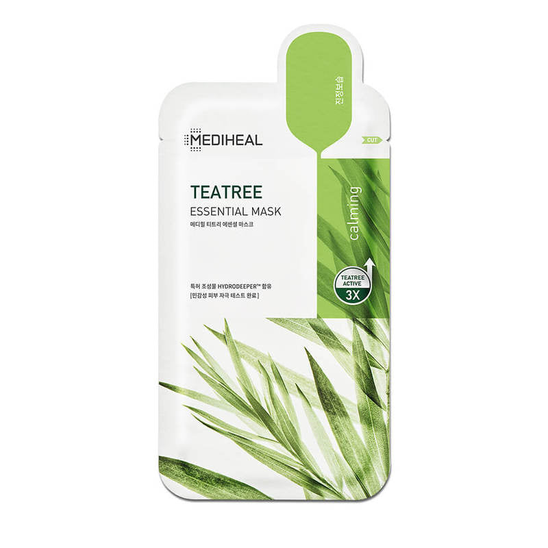 MEDIHEAL Tea Tree Essential Mask (обновляющая) 10 шт.