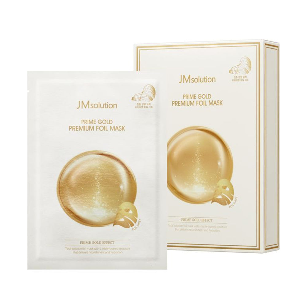 JMsolution Prime Gold Premium Foil mask 35mlX10ea cosmetic shop