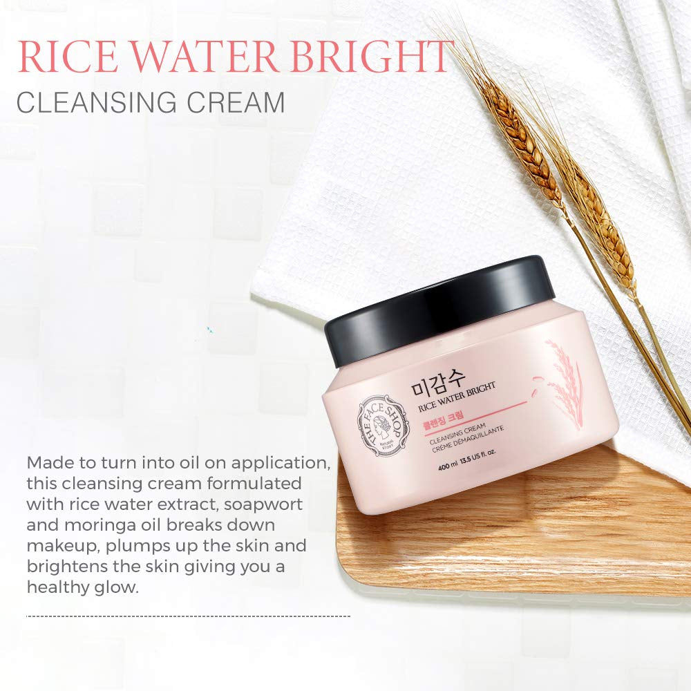 The Face Shop Rice Water Bright Cleansing Cream (400ml)