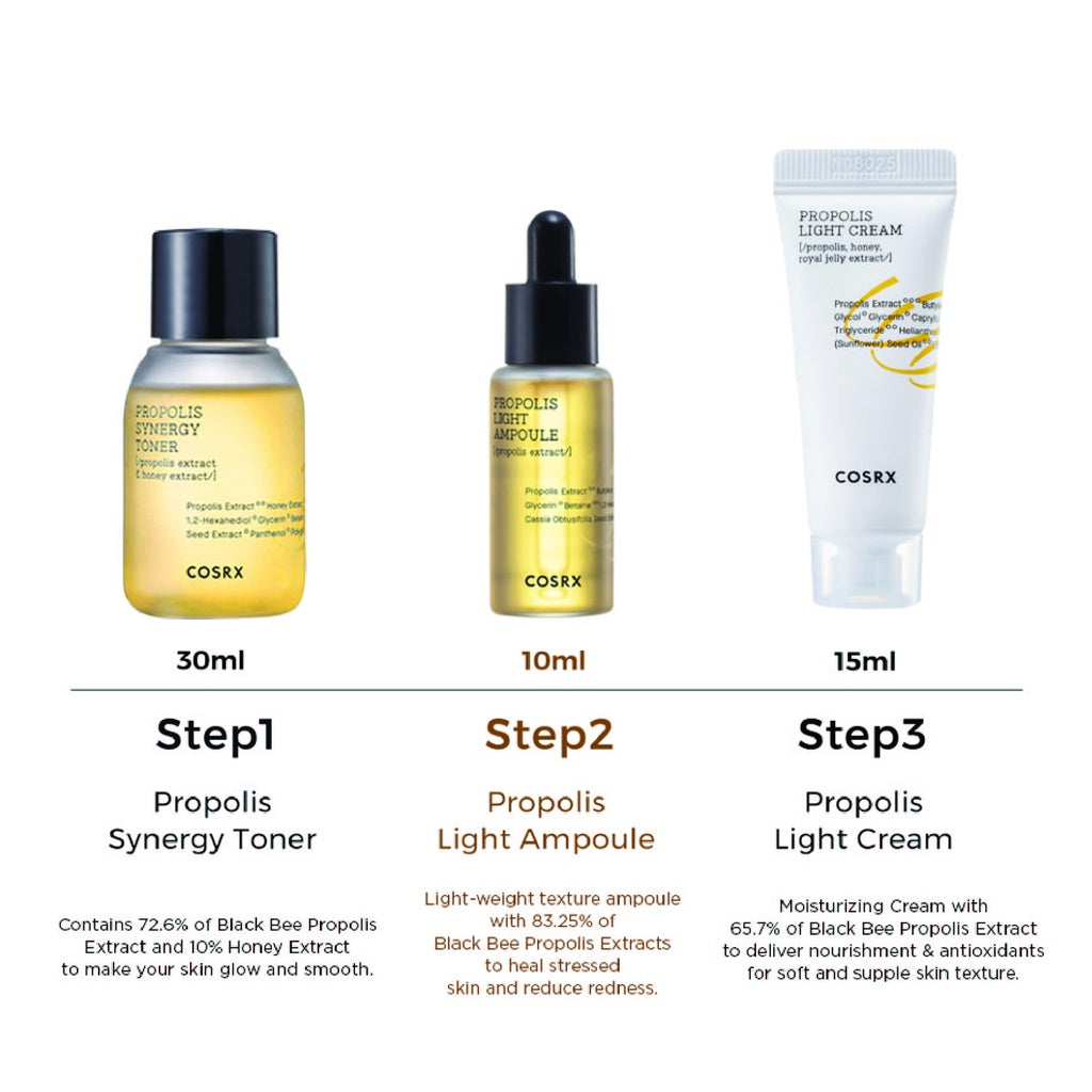 COSRX Honey Glow Kit 3 Step Packset