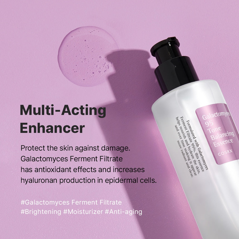 COSRX Galactomyces 95 Tone Balancing Essence 100ml cosmetic shop, Galactomyces Ferment Filtrate 95%, Brightening & Anti-Aging - Premium  from Welcome to Sungsinsa - Just $14.63! Shop now at SUNGSINSA- Korea Beauty