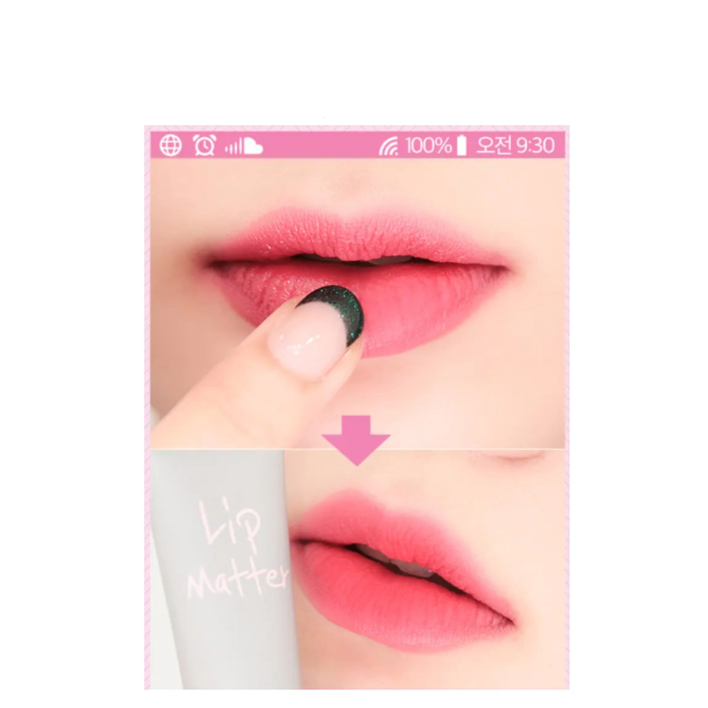 Rom&nd lip matter All glossy lipstick colors are matte.  Moisturizing lips. Lip primer