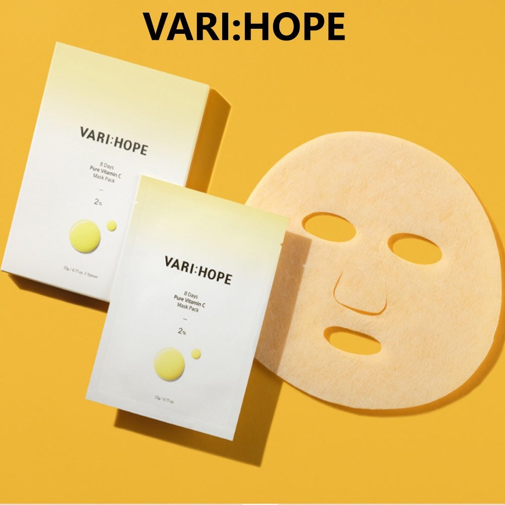 VARI:HOPE 8 Days Pure Vitamin C Mask Pack Plus 5ea