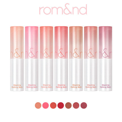 NEW COLOR Rom&nd Glasting Melting Balm 3.5g (15Shades) ROMAND Glasting Balm Lip balm