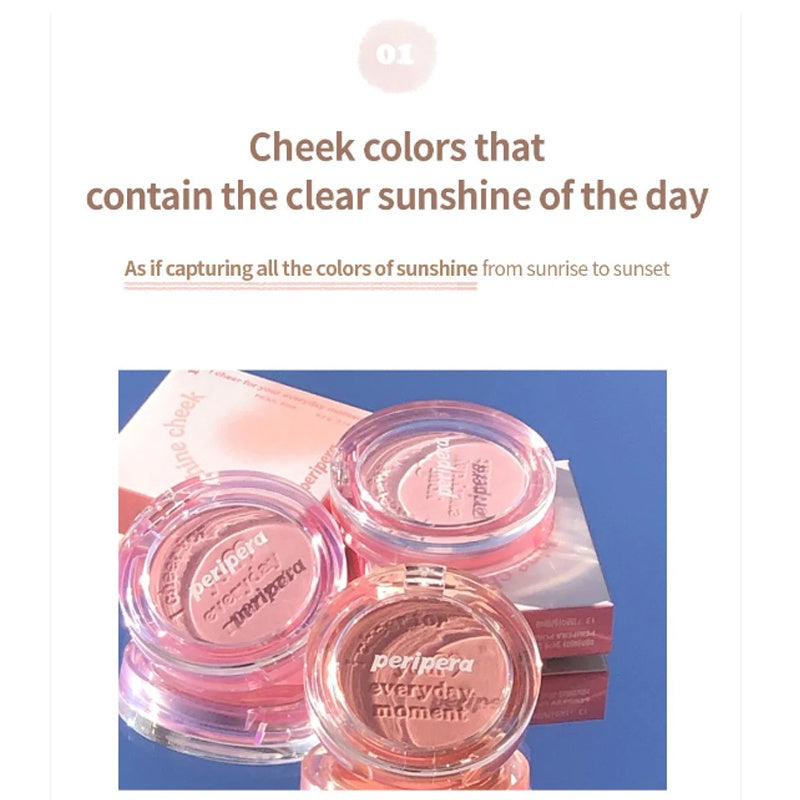 [PERIPERA] Pure Blushed Sunshine Cheek 4.2g / 6 Options