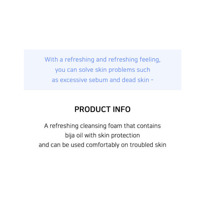 INNISFREE BIJA TROUBLE CLEANSING FOAM 150g