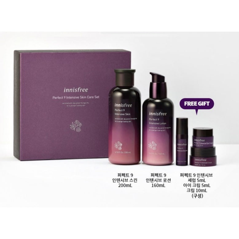 Innisfree perfect 9 intensive skin care set