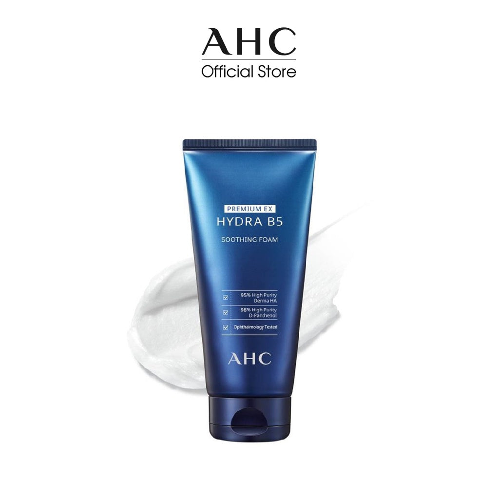 AHC Premium Ex Hydra B5 Soothing Foam 180ml (For hydrated and soothed skin)