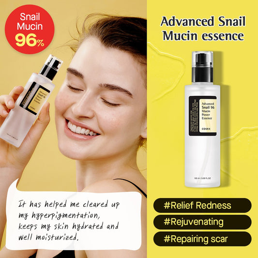 COSRX Advanced Snail 96 Mucin Power Essence 100ml - Premium  from Welcome to Sungsinsa - Just $15.50! Shop now at SUNGSINSA- Korea Beauty